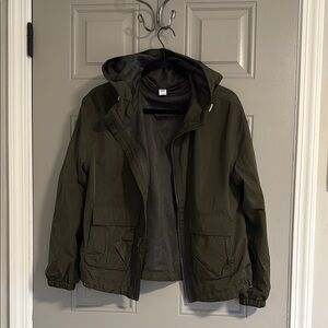Old Navy Active Green Mesh Rain Jacket